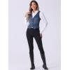 imageAllegra K Womens Denim Jakcet Sleeveless V Neck Button Down Casual Jean Waistcoat VestBlue