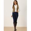 imageAllegra K Womens Denim Jakcet Sleeveless V Neck Button Down Casual Jean Waistcoat VestBrown