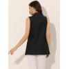 imageAllegra K Womens Denim Vest Sleeveless Button Down Waistcoat Casual Long Jean VestsBlack