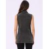 imageAllegra K Womens Denim Vest Sleeveless Button Down Waistcoat Casual Long Jean VestsGrey