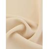 imageAllegra K Womens Dressy Long Sleeve Blouses Chiffon Pleated Tie Neck Office Top ShirtBeige