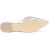 imageAllegra K Womens Glitter Clear Strap Flat MulesSilver