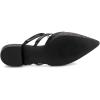 imageAllegra K Womens Glitter Pointed Toe Flat MulesBlack