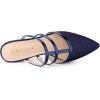 imageAllegra K Womens Glitter Pointed Toe Flat MulesDeep Blue