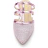 imageAllegra K Womens Glitter Pointed Toe Flat MulesPink