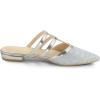 imageAllegra K Womens Glitter Pointed Toe Flat MulesSilver