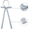 imageAllegra K Womens Long Self Tie Solid Color Ribbon Bowknot Neckwear Cosplay Elegant Neck BowtieGray