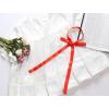 imageAllegra K Womens Long Self Tie Solid Color Ribbon Bowknot Neckwear Cosplay Elegant Neck BowtieRed