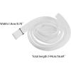 imageAllegra K Womens Long Self Tie Solid Color Ribbon Bowknot Neckwear Cosplay Elegant Neck BowtieWhite