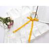 imageAllegra K Womens Long Self Tie Solid Color Ribbon Bowknot Neckwear Cosplay Elegant Neck BowtieYellow