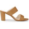 imageAllegra K Womens Opened Toe Block Heeled Slide SandalsCamel