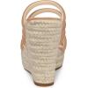 imageAllegra K Womens Platform Espadrille Wedge Strappy Straps Slides WedgesBeige
