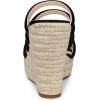 imageAllegra K Womens Platform Espadrille Wedge Strappy Straps Slides WedgesBlack