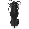 imageAllegra K Womens Platform Gladiator Strappy Open Toe Stiletto High Heel SandalsBlack
