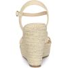 imageAllegra K Womens Platform Slingback Espadrille Wedge Heel SandalsBeige