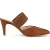 imageAllegra K Womens Pointed Toe Elastic Strap Stiletto Heels MulesBrown