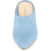 imageAllegra K Womens Pointed Toe Slip On Block Heel Slide Sky Blue Mules 65 M US