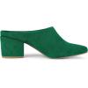 imageAllegra K Womens Pointed Toe Slip on Block Heel Slide MulesGreen