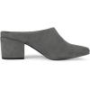 imageAllegra K Womens Pointed Toe Slip on Block Heel Slide MulesGrey