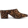 imageAllegra K Womens Pointed Toe Slip on Block Heel Slide MulesLeopard