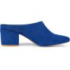 imageAllegra K Womens Pointed Toe Slip on Block Heel Slide MulesRoyal Blue