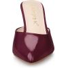 imageAllegra K Womens Pointed Toe Stiletto Heels Slide MulesBurgundy