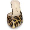 imageAllegra K Womens Pointed Toe Stiletto Heels Slide MulesLeopard