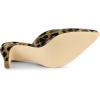 imageAllegra K Womens Pointed Toe Stiletto Heels Slide MulesLeopard