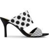 imageAllegra K Womens Polka Dots Stiletto Heel Slides SandalsBlack
