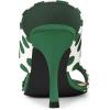 imageAllegra K Womens Polka Dots Stiletto Heel Slides SandalsDark Green