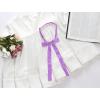 imageAllegra K Womens PreTied Adjustable String Bow Tie with Long Ribbon Solid Color Uniform BowtiesViolet