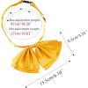 imageAllegra K Womens PreTied Neckties Bowknot Solid Adjustable Casual Uniform BowtieGolden Yellow