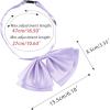 imageAllegra K Womens PreTied Neckties Bowknot Solid Adjustable Casual Uniform BowtieLight Purple