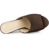 imageAllegra K Womens Slip on Block Heel Slide SandalsCoffee
