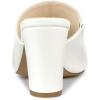 imageAllegra K Womens Slip on Block Heel Slide SandalsWhite