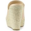 imageAllegra K Womens Slip on Platform Sandals Espadrilles Wedges Slides MulesBeige