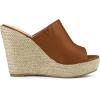 imageAllegra K Womens Slip on Platform Sandals Espadrilles Wedges Slides MulesBrown