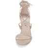 imageAllegra K Womens Stiletto Heel Laceup SandalsBeige