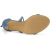 imageAllegra K Womens Stiletto Heel Laceup SandalsHaze Blue