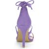 imageAllegra K Womens Stiletto Heel Laceup SandalsPurple