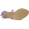 imageAllegra K Womens Stiletto Heel Laceup SandalsPurple
