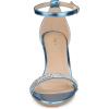 imageAllegra K Womens Stiletto Heels Rhinestone Ankle Strap SandalsBlue