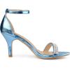 imageAllegra K Womens Stiletto Heels Rhinestone Ankle Strap SandalsBlue
