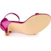 imageAllegra K Womens Stiletto Heels Rhinestone Ankle Strap SandalsHot Pink