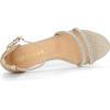 imageAllegra K Womens Stiletto Kitten Heels Glitter Heel SandalsGold