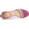 imageAllegra K Womens Stiletto Kitten Heels Glitter Heel SandalsHot Pink