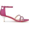 imageAllegra K Womens Stiletto Kitten Heels Glitter Heel SandalsHot Pink