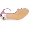 imageAllegra K Womens Stiletto Kitten Heels Glitter Heel SandalsPink