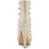 imageAllegra K Womens Stiletto Platform Heels Strappy Gladiator Heel SandalsBeige