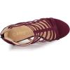 imageAllegra K Womens Stiletto Platform Heels Strappy Gladiator Heel SandalsBurgundy
